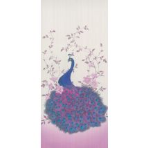 Harald GlÃ¶Ã¶ckler Designer Barock Vliestapete 58512 - Pfau - Creme / Lila / Mehrfarbig