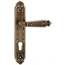 Casa Padrino Barock TÃ¼rklinken Set Messing Patiniert 13,5 x H. 25,5 cm - BarockmÃ¶bel