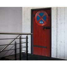 Tür 2.0 XXL Wallpaper für Türen 20008 No Parking - selbstklebend- Blickfang für Ihr zu Hause - Tür Aufkleber Tapete Fototapete FotoTür 2.0 XXL Vintage Antik Stil Retro Wallpaper Fototapete