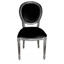 Casa Padrino Barock Esszimmer Stuhl Schwarz  - Designer Stuhl - Luxus QualitÃ¤t GH