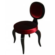 Casa Padrino Barock Esszimmer Stuhl Bordeaux / Schwarz - Designer Stuhl - Luxus QualitÃ¤t GH