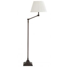 Casa Padrino Luxus Stehleuchte Bronze Finish WeiÃ Stehlampe Lampe Leuchte - sehr elegant und edel aus der Luxus Kollektion