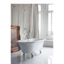 Casa Padrino Jugendstil Badewanne freistehend 1500mm BWin WeiÃ - Freistehende Retro Antik Badewanne