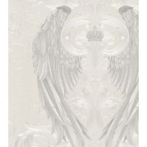Harald Glööckler Imperial Barock Tapete 54843 - Creme mit Engelsflügeln