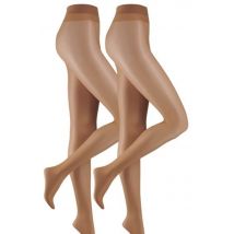 Camano Damen Feinstrumpfhosen Everyday Tights 20 DEN 2er Pack