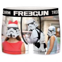 Freegun Star Wars Herren Boxershorts Funny Stormtrooper Krieg der Sterne Meme Druck 1er Pack S M L XL XXL