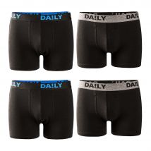 DA!LY UNDERWEAR Herren Boxershort 4er Pack