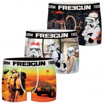 Freegun Star Wars Herren Boxershorts Funny Stormtrooper Krieg der Sterne Meme Druck 3er Pack S M L XL XXL