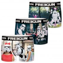 Freegun Star Wars Herren Boxershorts Funny Stormtrooper Krieg der Sterne Meme Druck 3er Pack S M L XL XXL