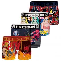 Freegun Comic Herren Boxershorts 4er Pack