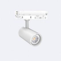 Foco Carril LED Trifásico 20W Fasano No Flicker Regulável Branco Branco Quente 3200K