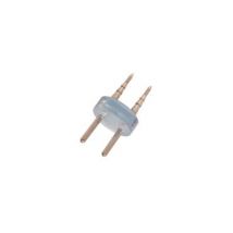 Conector 2 PIN para Tira Neón Circular 360 y Manguera LED 220V AC IP65 Corte cada 100 cm Blanco