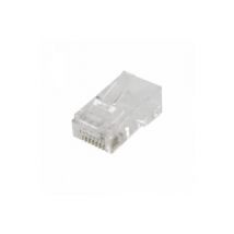 Conector RJ45 Macho TELEVES UTP CAT 6 Transparente