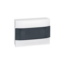 Caja Superficie Practibox S Puerta Transparente 1x12 Módulos LEGRAND 135131 Blanco