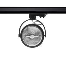 Foco LED Cree AR111 15W Regulável Preto para Carril Trifásico 2700K