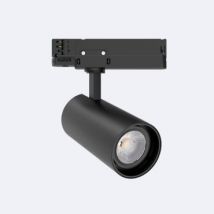 Foco Carril LED Trifásico 30W Fasano No Flicker Regulable DALI Negro 4000K