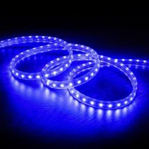 Fita LED 220V SMD2835 60LED/m Azul IP65 Largura 12mm Corte 100cm Várias opções