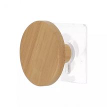 Attaccapanni da parete adesivo (D6,5 cm) Easy Chic Naturale