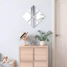 Set di 4 specchi Quadrati Piccolo modello