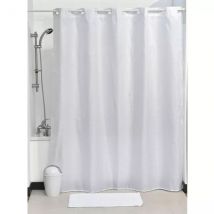 Rideau de douche (200 cm) Carré Blanc