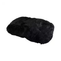 Wendbare Hundematratze Fluffy L77 cm Schwarz
