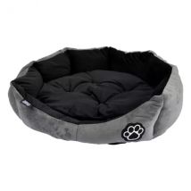 Panier rond pour chat et chien Patchy D60 cm Gris/Noir