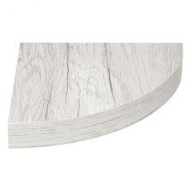Etagère d'angle en bois (25 cm) Fixy Gris