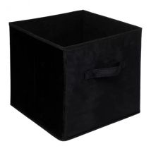 Contenitore portaoggetti velluto (31 x 31 cm) Marin Nero