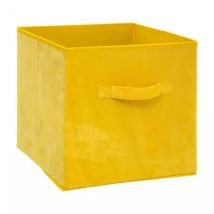 Panier de rangement Velouria Jaune