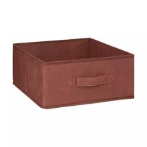 Panier de rangement (31 x 15 cm) Velours Terre de Sienne