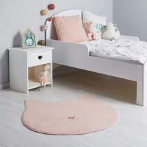 Tapis enfant (80 cm) Chaton Rose