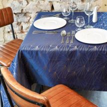 Tafelkleed rechthoekig (L240 cm) Facette Blauw