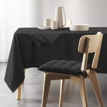 Rechteckige Tischdecke aus recycelter Baumwolle (L240 cm) Mistral Schwarz
