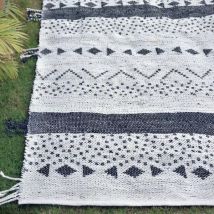 Tappeto tessuto a mano (180 cm) Callista Bianco