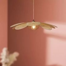 Hängeleuchte aus Bambus Margaux Klein Beige