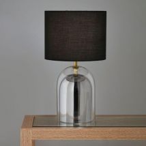 Tischlampe aus Glas Dulcia Schwarz