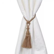 Embrasse rideau jute Alienor Beige