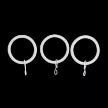 Set van 8 ringen (D20) Wit mat