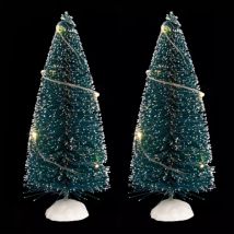 Set di alberi luminosi a Led Bianco caldo per la creazione di un villaggio