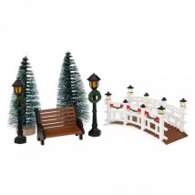 Zubehör Set für Weihnachtsdorf Park