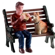 Personages Lemax Lunchpauze