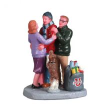 Personnages Lemax A la maison pour les vacances