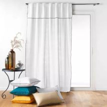 Rideau coton recyclé (140 x 240 cm) Mistraline Blanc