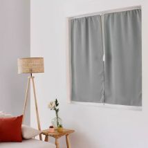 Rideau occultant passe-tringle (60 x 120 cm) Night Gris clair