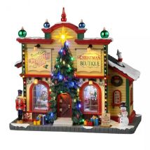 Village de Noël Lemax à piles lumineux Boutique de Cranberry Hill