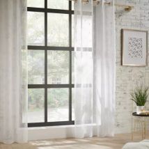 Voilage oeillets (140 x 240 cm) Mia Blanc