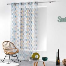 Voilage (140 x 240 cm) Palpito Bleu