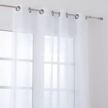 Gardine (145 x 240 cm) Morgentau Weiß
