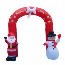 Arche de Noël Gonflable (H240 cm) Personnages joyeux