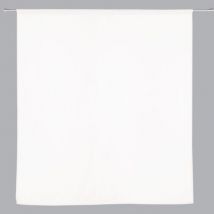 Scheibengardine (100 x 100 cm) Etamine Morgentau Weiß
